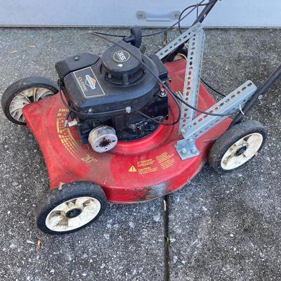 LOT 115: American Yard Products, Inc. Briggs & Stratton Classic Rally Plus 20" Gas Powered Lawn Mower - Model AB105A