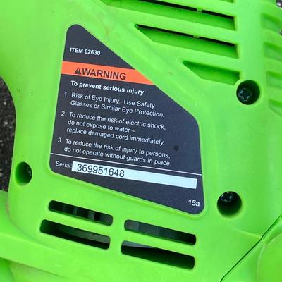 LOT 117: Poulon Electric Powered Pole / Trim Saw and Poulon Hedge Trimmer Item 62630