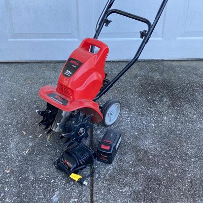 LOT 119: MTD 20v Cultivator with Battery and Charger