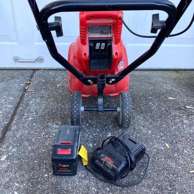 LOT 119: MTD 20v Cultivator with Battery and Charger