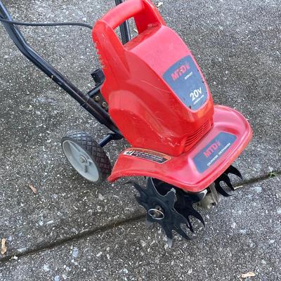 LOT 119: MTD 20v Cultivator with Battery and Charger
