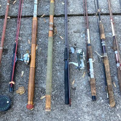 LOT 121: Large Collection of Fishing Rods and Reels - Vintage and More (Scientific Anglers, Montague Fishkill Included)