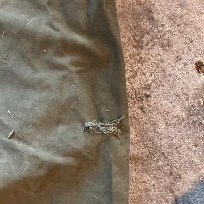 LOT 127: Military Collection - Olive Drab Green Bag, Ammo Box, Shovel, Camouflage Bag and Assorted Tools