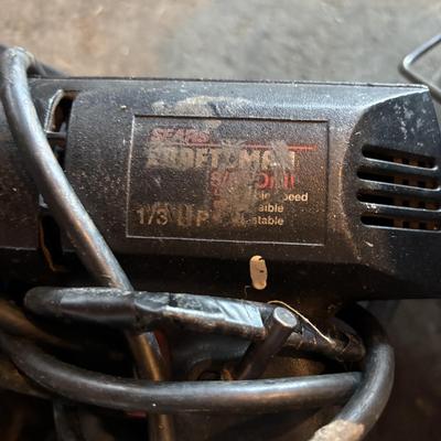 LOT 135: Garage Find Tools: Sockets, Rachets, Drill Bits, Impact Wrench (untested) & More