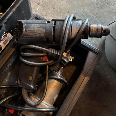LOT 135: Garage Find Tools: Sockets, Rachets, Drill Bits, Impact Wrench (untested) & More