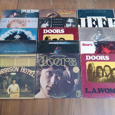 LOT 137: Vintage Records - The Doors, Van Halen, Joe Walsh & More