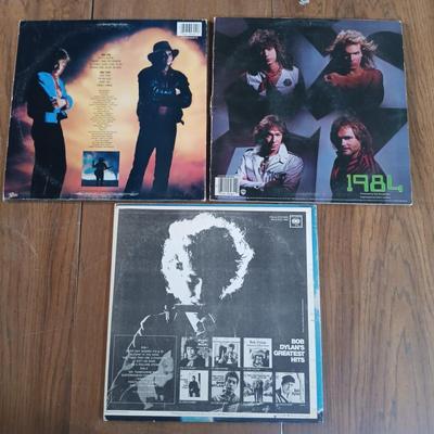 LOT 137: Vintage Records - The Doors, Van Halen, Joe Walsh & More
