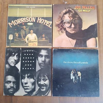 LOT 137: Vintage Records - The Doors, Van Halen, Joe Walsh & More