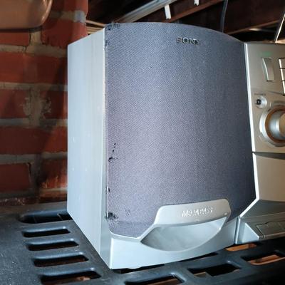 LOT 140: Sony CFD-ZW755 Boom Box with CDs, Walkmans & Timex Clock