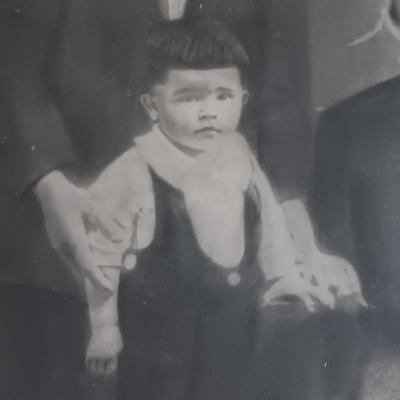 LOT 144: Antique Framed Family Photo