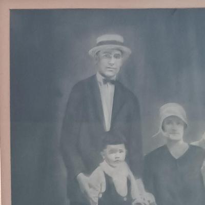 LOT 144: Antique Framed Family Photo