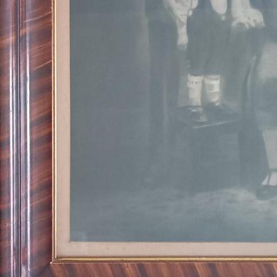 LOT 144: Antique Framed Family Photo