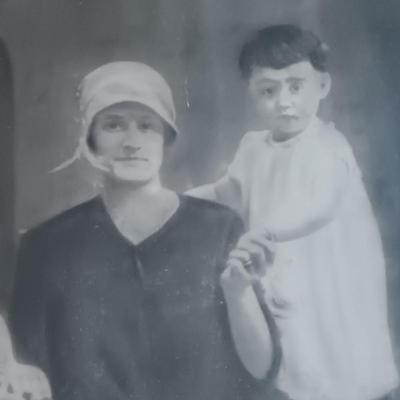 LOT 144: Antique Framed Family Photo