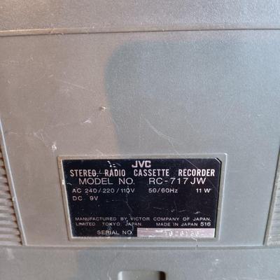 LOT 145: JVC RC-717 JW Radio Cassette Boombox