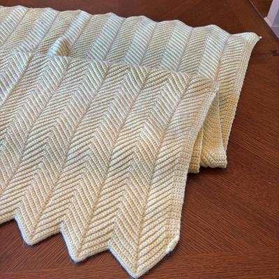 LOT 102: Storage Trunk w/Crochets Afghans