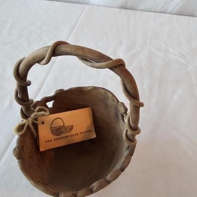 Fossilized Fish in Stone & Handmade Pottery (LR-JS)