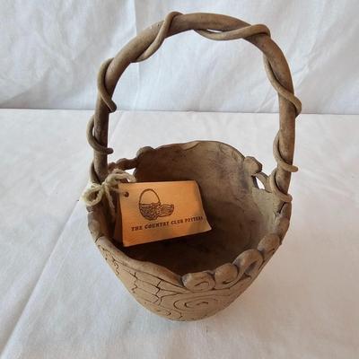 Fossilized Fish in Stone & Handmade Pottery (LR-JS)