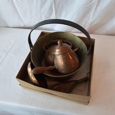 Brass & Copper Pots By Bazar Francais NY, Tagus & More (LR-JS)
