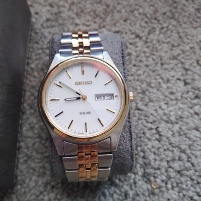 Watch Box with Seiko watch