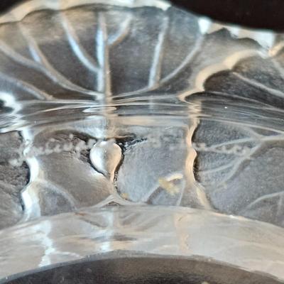 Lalique Two Flowers Frosted Glass Perfume Bottle & More Lalique Pieces (DR-JS)