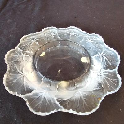 Lalique Two Flowers Frosted Glass Perfume Bottle & More Lalique Pieces (DR-JS)