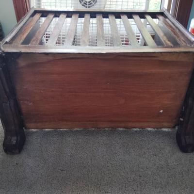 Vintage Wooden Magazine Holder