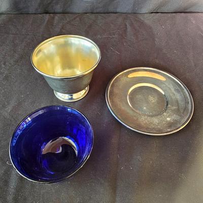 William Adams Silver Plate Butter Curler in Box Plus More Serving Items (DR-JS)