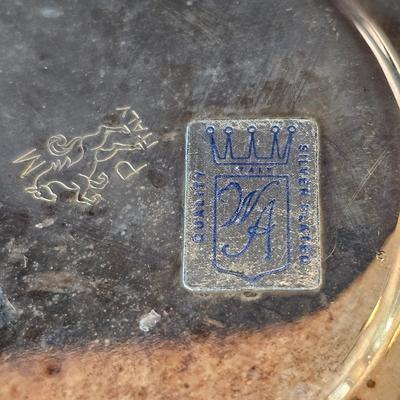 William Adams Silver Plate Butter Curler in Box Plus More Serving Items (DR-JS)