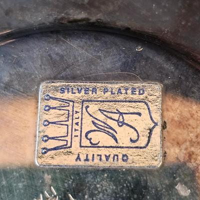 William Adams Silver Plate Butter Curler in Box Plus More Serving Items (DR-JS)