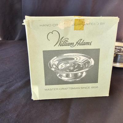 William Adams Silver Plate Butter Curler in Box Plus More Serving Items (DR-JS)