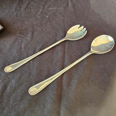 William Adams Silver Plate Butter Curler in Box Plus More Serving Items (DR-JS)