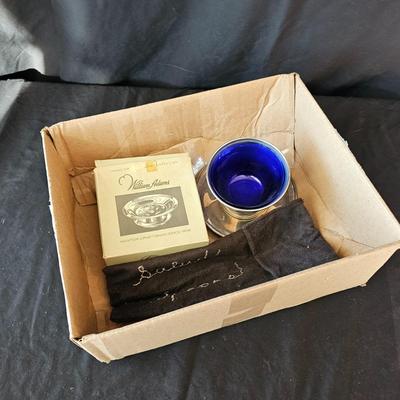 William Adams Silver Plate Butter Curler in Box Plus More Serving Items (DR-JS)