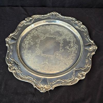 Wm. Rogers, Wallace, Reed& Barton & More Silver Plate Serving Items (DR-JS)