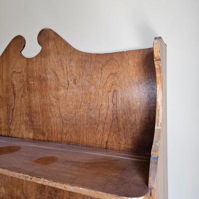 Wall Mount Wooden Display/Plate Rack (DR-JS)