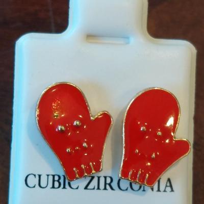 Christmas earrings