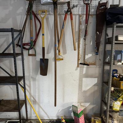 Garage items/shelving