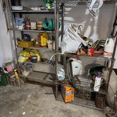 Garage items/shelving
