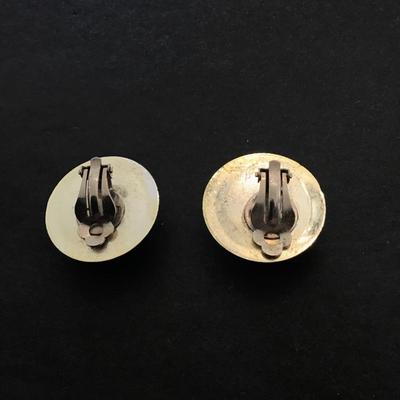 Vintage clip on earrings