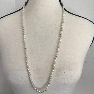 Sale Photo Thumbnail #192: Beautiful 1928  Faux Pearl necklace please see attached photos