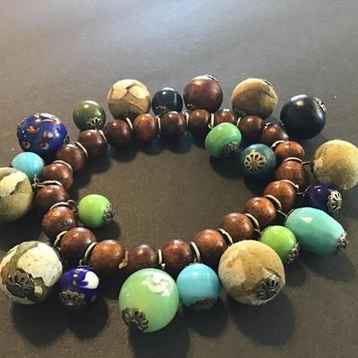 Vintage Multi Beaded Bracelet