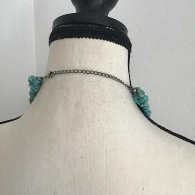 Sale Photo Thumbnail #245: Beautiful, vintage, multi strand, turquoise, nugget necklace please see attached photos