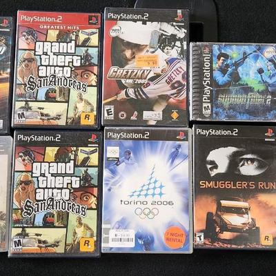 Sale Photo Thumbnail #466: Lot of Playstation 1 , 2 & 3 games New and Used - GTA San Andreas Splinter Cell & WCW Nitro plus many more