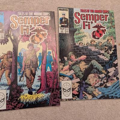 Semper Fi #1-#6 1989 Marvel Comic Books