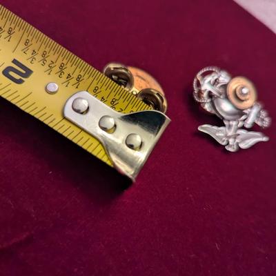 USMC/Army Lapel Pins - US Army Horse Bridle Rosette 19th 20th Century #14