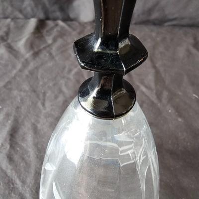 Six Black Stemmed Wineglasses (K-JS)