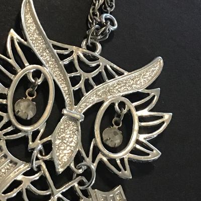 Large Owl Statement Necklace