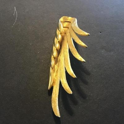 Gold Tone Statement Brooch