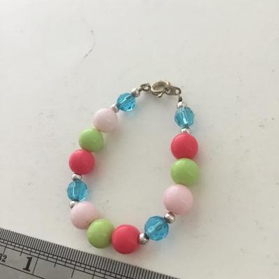 Baby colorful beaded bracelet