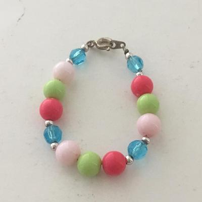 Baby colorful beaded bracelet