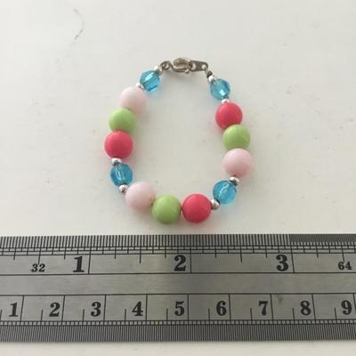 Baby colorful beaded bracelet